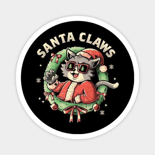 Santa Claws Ugly Sweater by Tobe Fonseca Magnet by Tobe_Fonseca